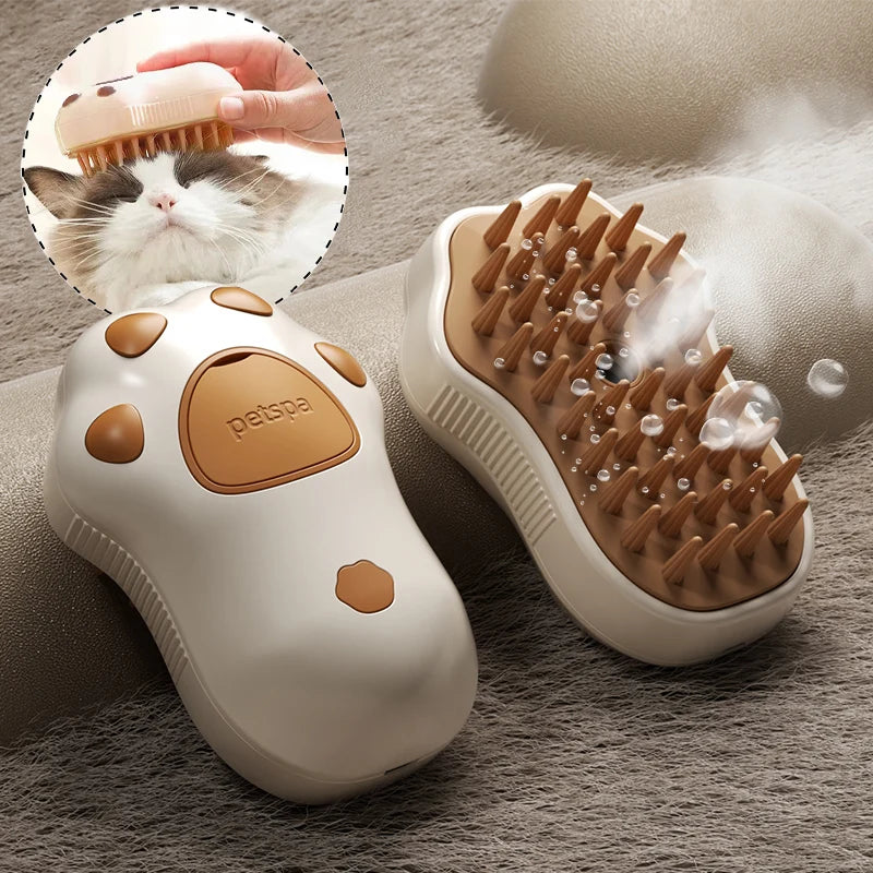 Brosse vapeur 3 en 1 pour chien et chat